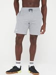 UNDER ARMOUR Mens Rival Fleece Shorts - Grey/white, Grey, Size L, Men