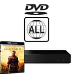 Panasonic Blu-ray Player DP-UB154EB-K MultiRegion for DVD inc Gladiator 4K UHD