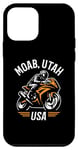Coque pour iPhone 12 mini Moab Utah USA Sport Bike Moto Design