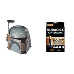 Star Wars, Casque Electronique Dark Vador, Edition Collector Black Series + Duracell - Nouveau Piles alcalines AAA Optimum, 1.5 V LR03 MX2400, Paquet de 4