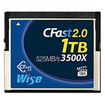 Wise Cfast Wi-cfa-10240 1tb 2.0 Hukommelse Card Sort