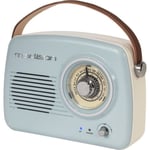 Radio de table FREESOUND-VR30 - Madison - Radio vintage autonome avec Bluetooth 1008