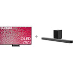 Samsung S90C 65" 4K QD-OLED TV + HW-Q700C 3.1.2 Dolby Atmos Soundbar -tuotepaketti