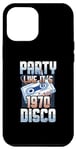 Coque pour iPhone 12 Pro Max Party Like It's 1970 Disco Funky Party 70s Groove Music Fan