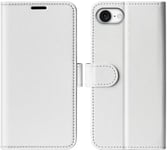 Trolsk Plånboksfodral (iPhone 16e) - fodral med kortfack - Vit