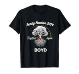 2024 BOYD Family Reunion Party Matching Family Tree T-Shirt