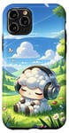 iPhone 11 Pro Kawaii Sheep Headphones: The Sheep's Rhythm Case