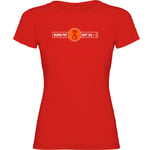 Kruskis Burn Fat Short Sleeve T-shirt Röd XL Kvinna