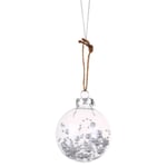 8cm Christmas Decoration Transparent Ball Party Supplies Decor D
