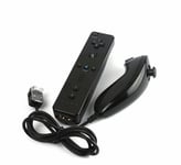 Wii Remote Plus Et Nunchuk Pour Wii / Wii U - Noir