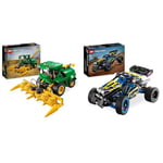 LEGO Technic John Deere 9700 Jouet de Tracteur pour Enfants, Véhicule Agricole, Modèle de Véhicule & Technic Le Buggy Tout-Terrain de Course, Véhicule de Rallye, Jouet de Construction de Voiture