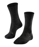 FALKE Men's TK2 Explore Wool M SO Breathable Thick Anti-Blister 1 Pair Hiking Socks, Grey (Smog 3150), 8-9