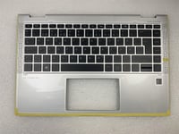 HP EliteBook x360 1040 G6 L66881-091 Norwegian Keyboard Norway Norse Palmrest