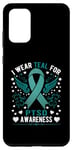 Coque pour Galaxy S20+ I Wear TEAL for PTSD Sensibilisation Support