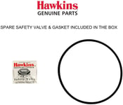 6.5 Litre Hawkins Contura Silver Aluminium Pressure Cooker - Stovetop