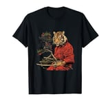 Samurai Tiger Japanese Warrior Bonsai Japanese Ninja Tiger T-Shirt