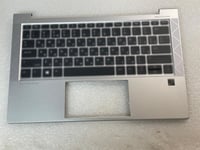 For HP EliteBook 830 G8 M36415-031 With Stickers UK English Keyboard Palmrest