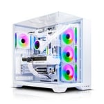 AWD-IT Vision ICE AMD Ryzen 5 7600 RTX 4070 12GB White Desktop PC for Gaming