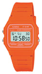 Casio Ladies Orange Resin Strap Watch female
