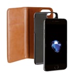 Vivanco iPhone 6/6S/7/8/SE Kotelo 2in1 Wallet Case Ruskea
