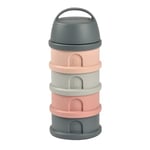 BEABA ® Mjölkpulver doseringslåda Mineral grå/rosa