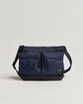Porter-Yoshida & Co. Force Small Shoulder Bag Navy Blue