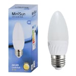 6 Pack ES Candle LED Bulb 4W White 3000K