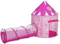 Sucastle Kids Play Tent Pop-up Playhouse Tunnel Set for Children Boys Girls Babies Indoor Outdoor Playground Gifts