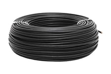 Rouleau de Câble Électrique de 100 m | H07V-K | Section 1 x 6 mm2 | Couleur Noire