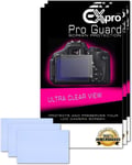 Ex-Pro® 3 x LCD Screen Protectors for Canon EOS 7D Mark II [Both Screens]