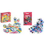 LEGO 41806 DOTS Ultimate Party Kit, Kids Birthday Games and DIY Party Bag Fillers with Toy Cupcakes, Bracelets and Bunting & 41803 DOTS Extra DOTS Series 8 – Glitter and Shine Tiles Set