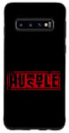 Coque pour Galaxy S10 Cool humble street drôle hustle odomètre design vintage -rouge