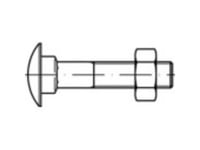Toolcraft To-9974979 Runde, Flade Skruer M20 220 Mm Udvendig Sekskant Din 603 Stål 10 Stk