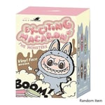 REMAKE Labubu Macaron Monster Nyckelring Den Spännande Monsterns Macarons Vinyl Ansikte Plysch Nyckelringar Konst Samlarobjekt Leksaker Presenter till Barn...
