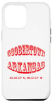 iPhone 15 Pro Max Goobertown Arkansas Coordinates Souvenir Case