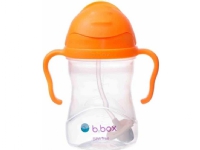 B.Box Innovative Water Bottle with Straw Orange New 240ml 6m + B.Box