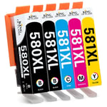 Ink Cartridges PGI580XL CLI581XL for Canon TS705 ts9550 tr8550 TS6250 Printer