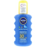 Nivea Sun Kids Spray 200 ml SPF30 Protect Care High Extra Water Resistant Skin