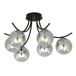 Emibig Lighting - Boston Ø60 - Takplafond - Svart/Rökfärgad