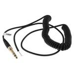 vhbw Câble audio AUX compatible avec Beyerdynamic DT 990, DT 990 Pro casque - Avec prise jack 3,5 mm, vers 6,3 mm, 100 - 300 cm, noir