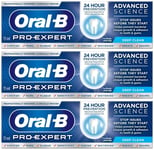 3 x Oral-B Pro-Expert Advanced Science Deep Clean Toothpaste Triple Action 75ml