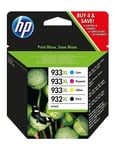 4 Genuine HP 932XL 933XL Ink Cartridges C2P42AE OfficeJet Pro 6700/7110/7610 UK