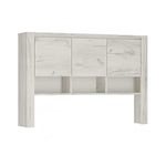 Furniture To Go Angel Top Unit for Desk, White Oak, 118.7x25x83.2 cm