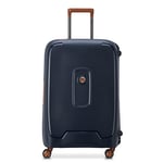 DELSEY PARIS - Moncey - Valise cabine rigide - 55 x 35 x 25 cm - 38 litres - S - Black, Bleu Encre, M, Recyclé & Recyclable