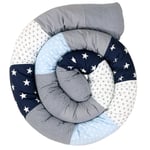 ULLENBOOM Ullenboom vauvan sänky käärme sininen vaaleansininen harmaa 300 cm