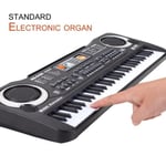 61 tangenter Elektroniskt piano EU-kontakt Mikrofon Barn Piano Keyboard Elektrisk orgel Tidig utbildningsverktyg