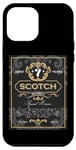 iPhone 12 Pro Max Scotch Whiskey Label Booze Father's Day Bachelor Party Gift Case