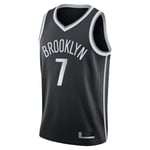 Top sans manches Kevin Durant Black – Maillot de basketball Brooklyn # 7 2019/20 Swingman Jersey Icon Edition-XXL