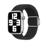 Flettet armbånd til Apple Watch 3 42mm - Sort
