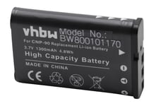 vhbw Batterie LI-ION compatible avec CASIO Exilim EX-H20G remplace Batterie NP-90